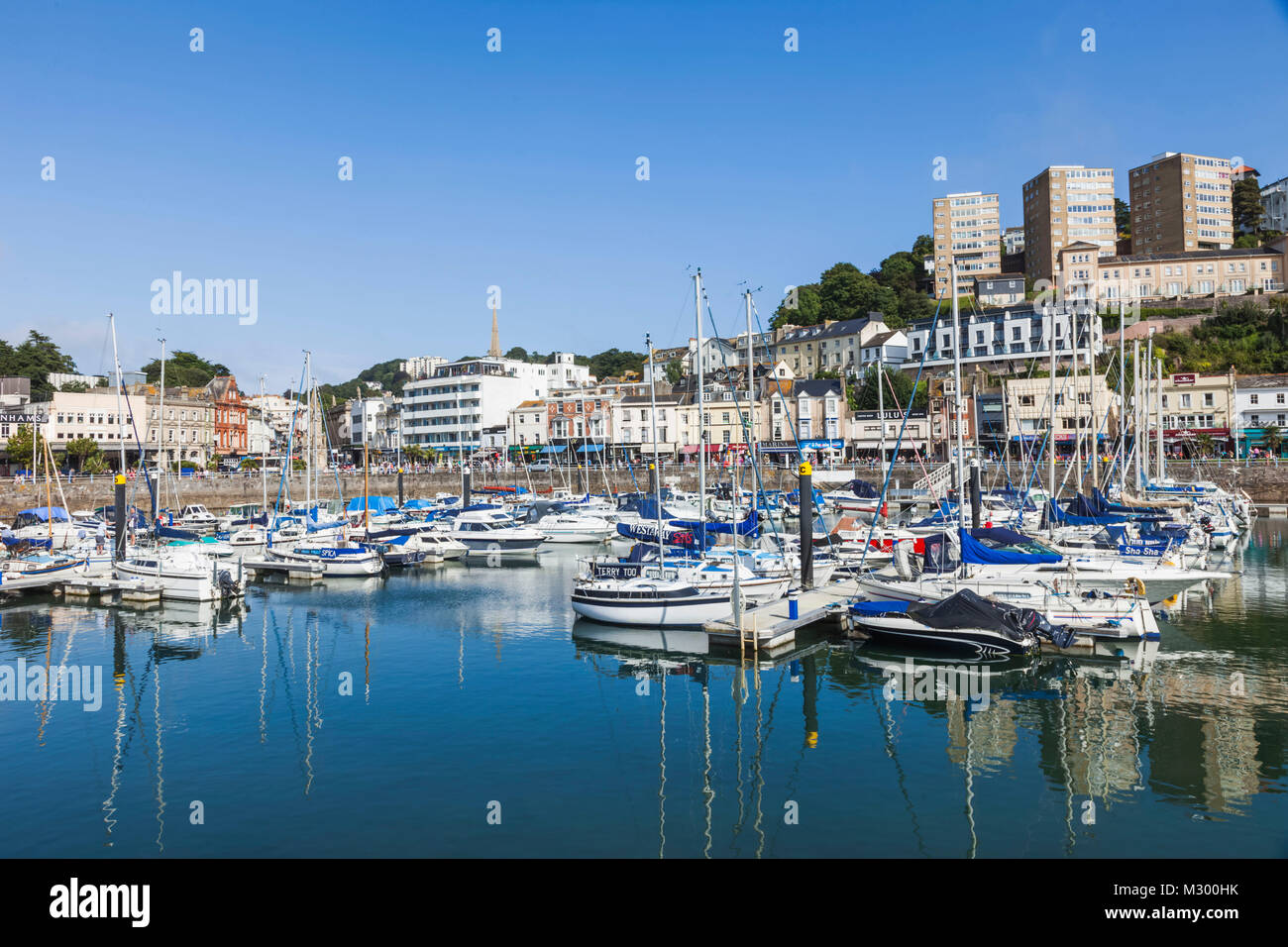 England, Torquay, Devon, der Hafen von Torquay Stockfoto