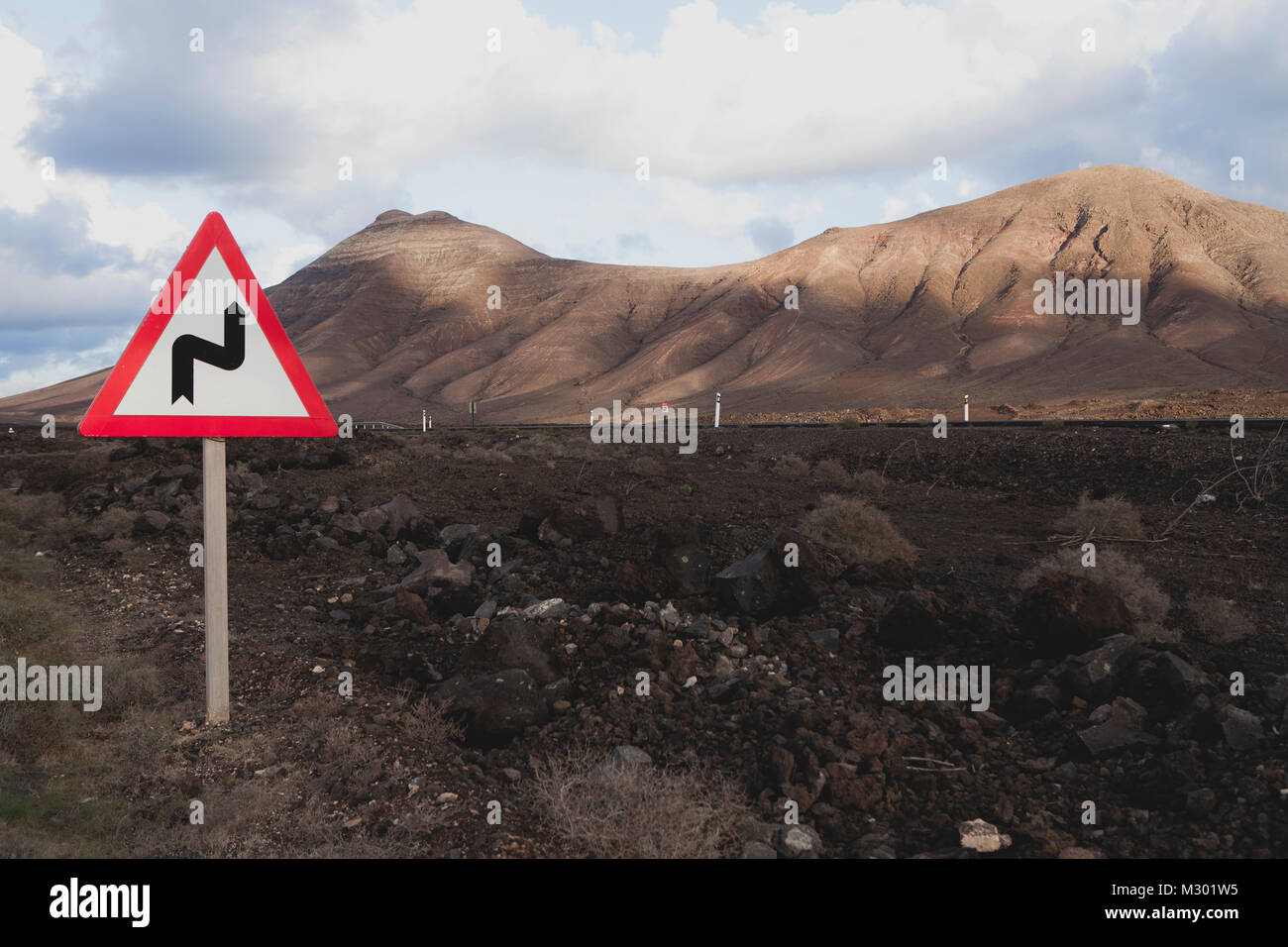 Lanzarote, Kanarische Insel Stockfoto