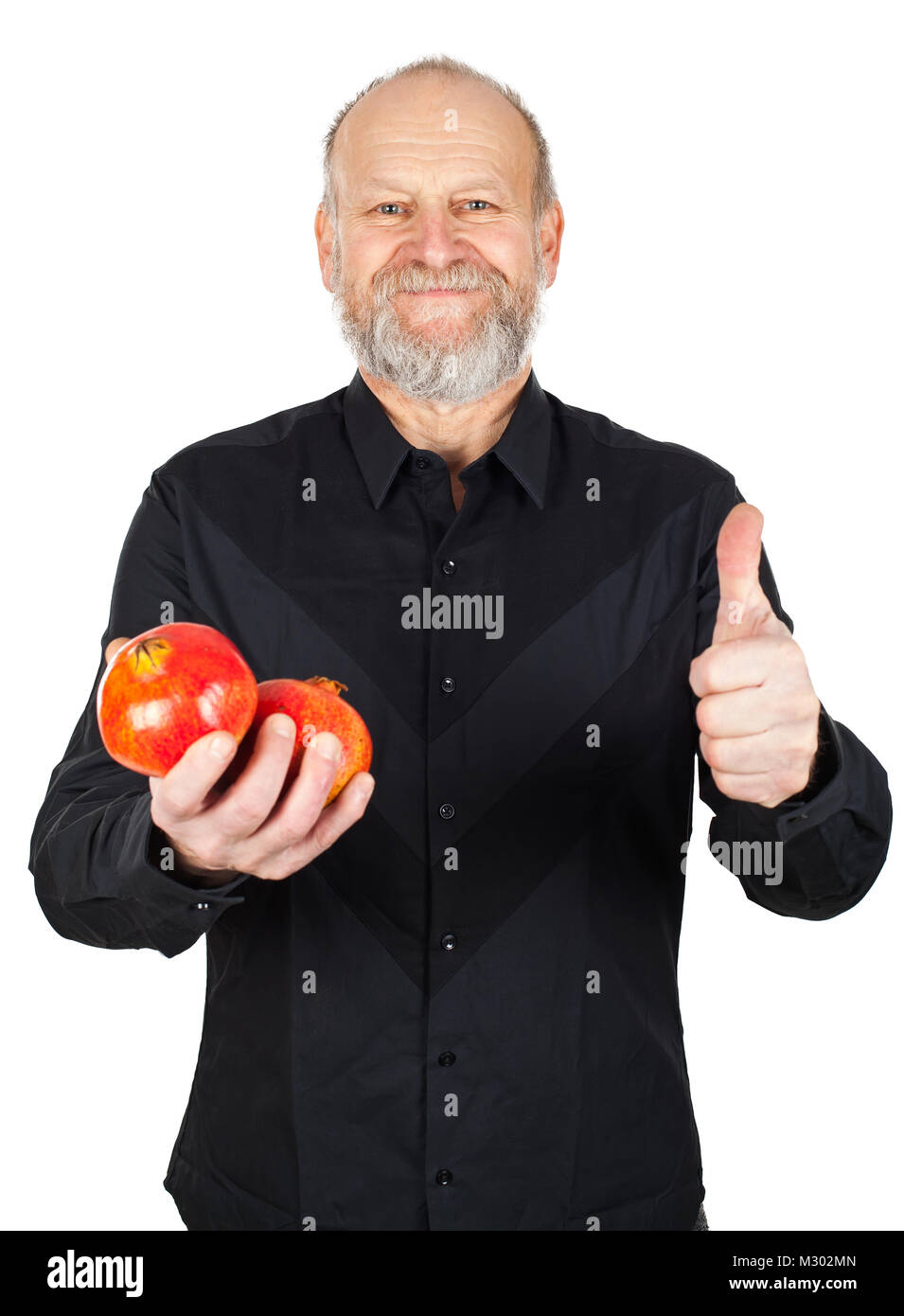 Reife Daumen hoch