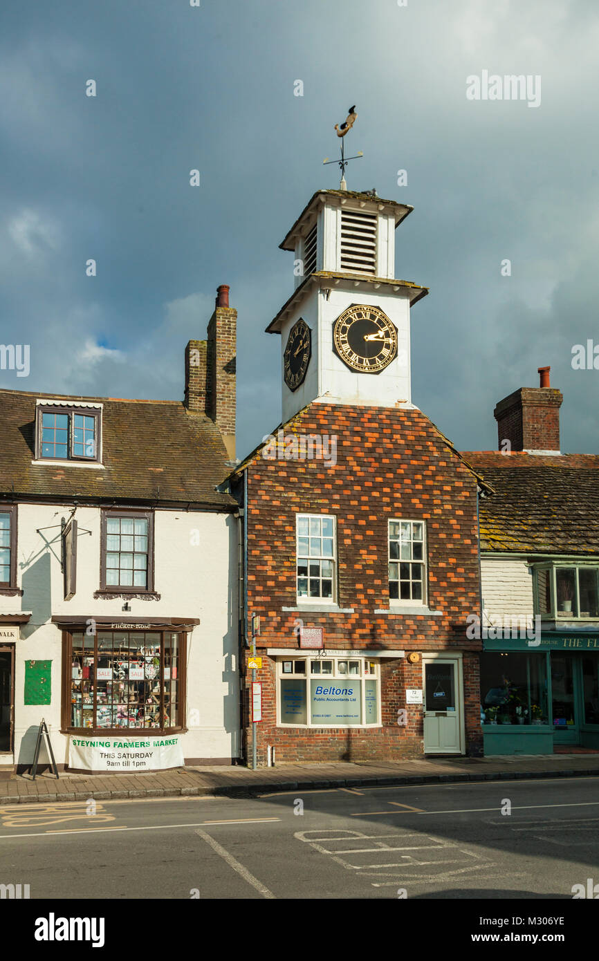 Crinan Clock Tower, West Sussex, England. Stockfoto