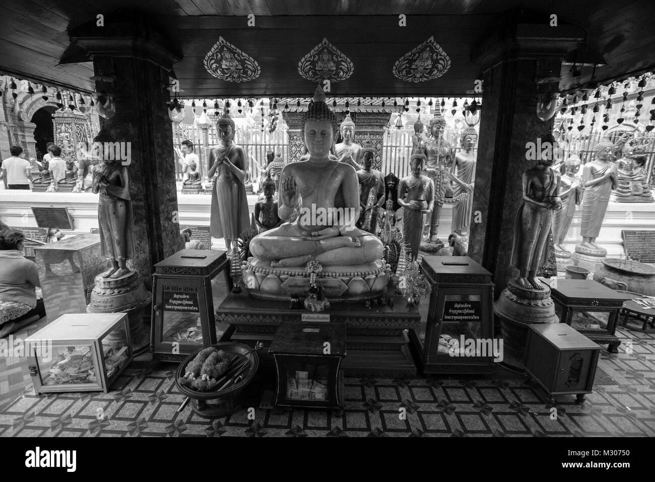 Buddha Statue in Thailand, Südostasien Stockfoto