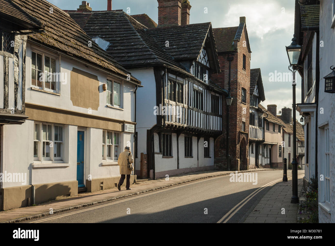 Church Street, Steyning, West Sussex, UK. Stockfoto