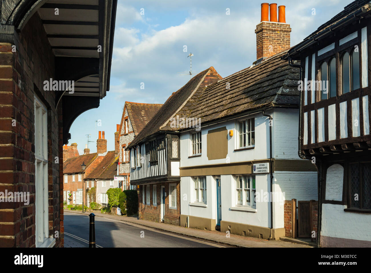 Church Street, Steyning, West Sussex. Stockfoto