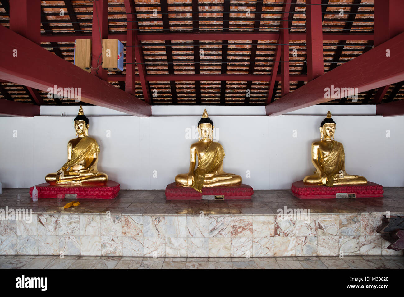 Buddha-Statuen in Thailand Stockfoto