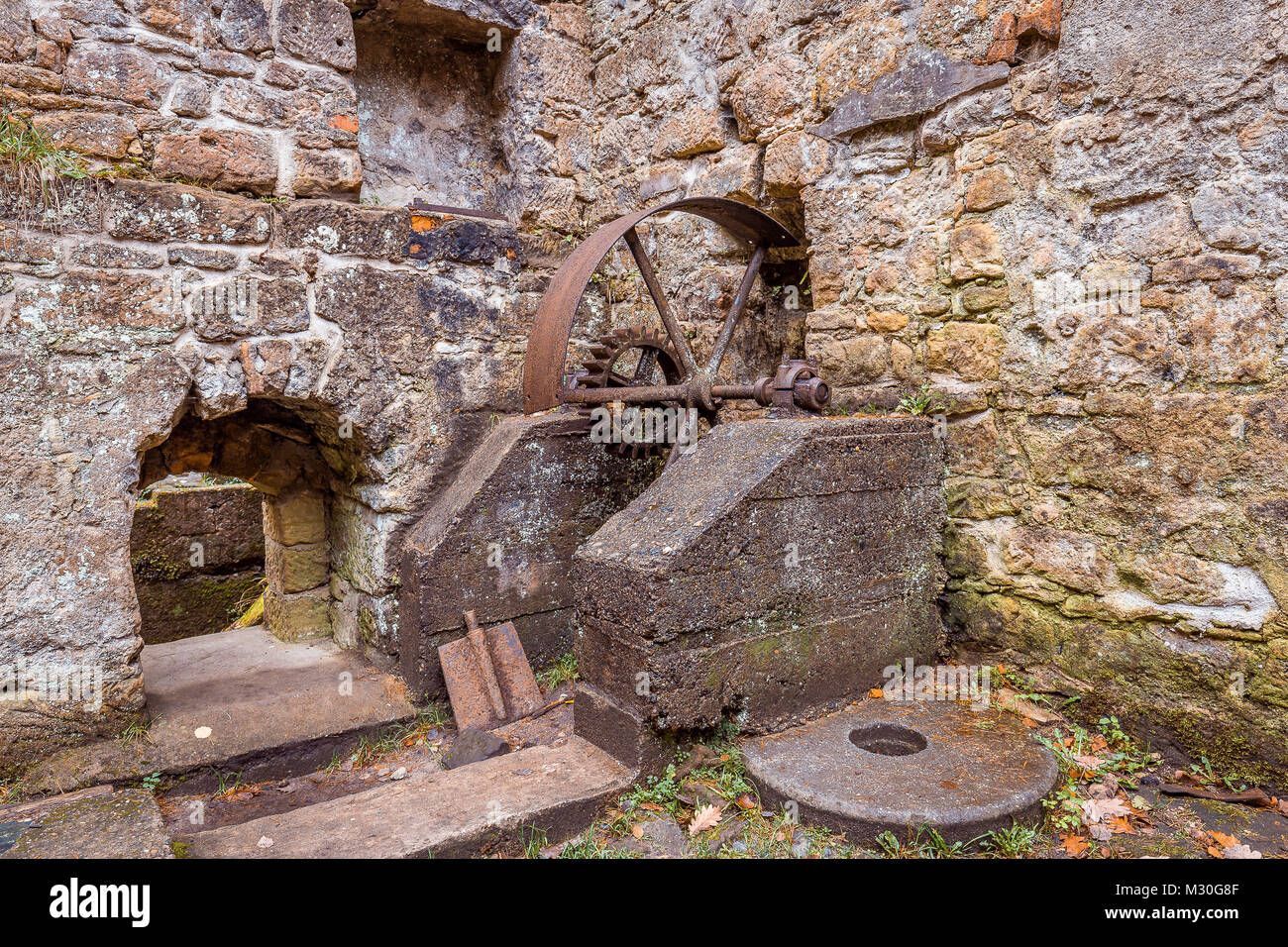 Alten Mühle in der Nähe Jet? ichovice in der Tschechischen am Edmund Schlucht Stockfoto