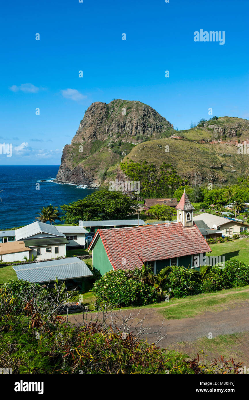 Kahakuloa Kopf, Western Maui, Hawaii Stockfoto