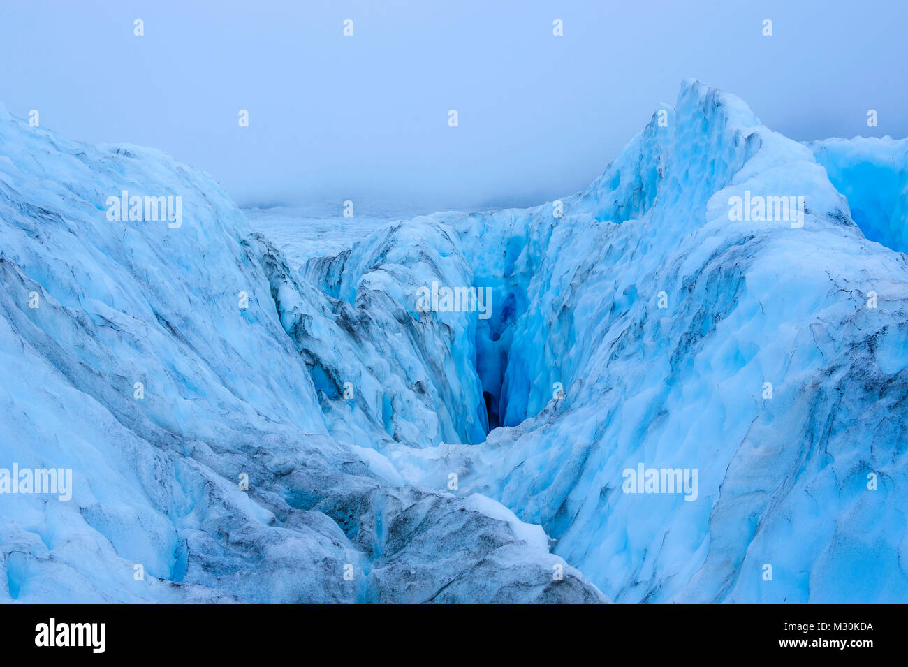 Fox Glacier, Südinsel, Neuseeland Stockfoto