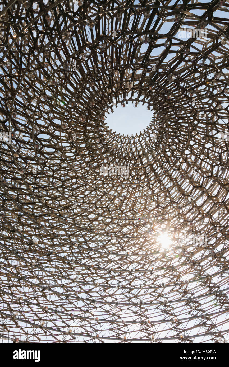 England, London, Richmond, Kew Gardens, der Bienenstock Artwork Installation von Wolfgang Buttress Stockfoto