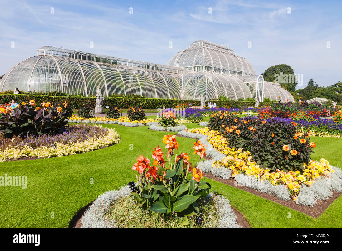 England, London, Richmond, Kew Gardens, Palm House Stockfoto