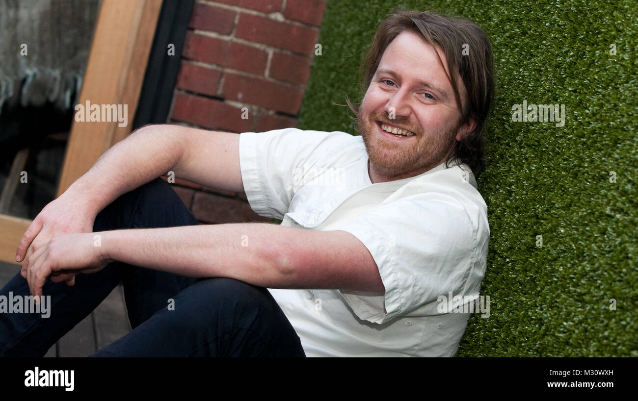 Chef Matt Wilkinson in seinem Restaurant die Päpstin Stockfoto