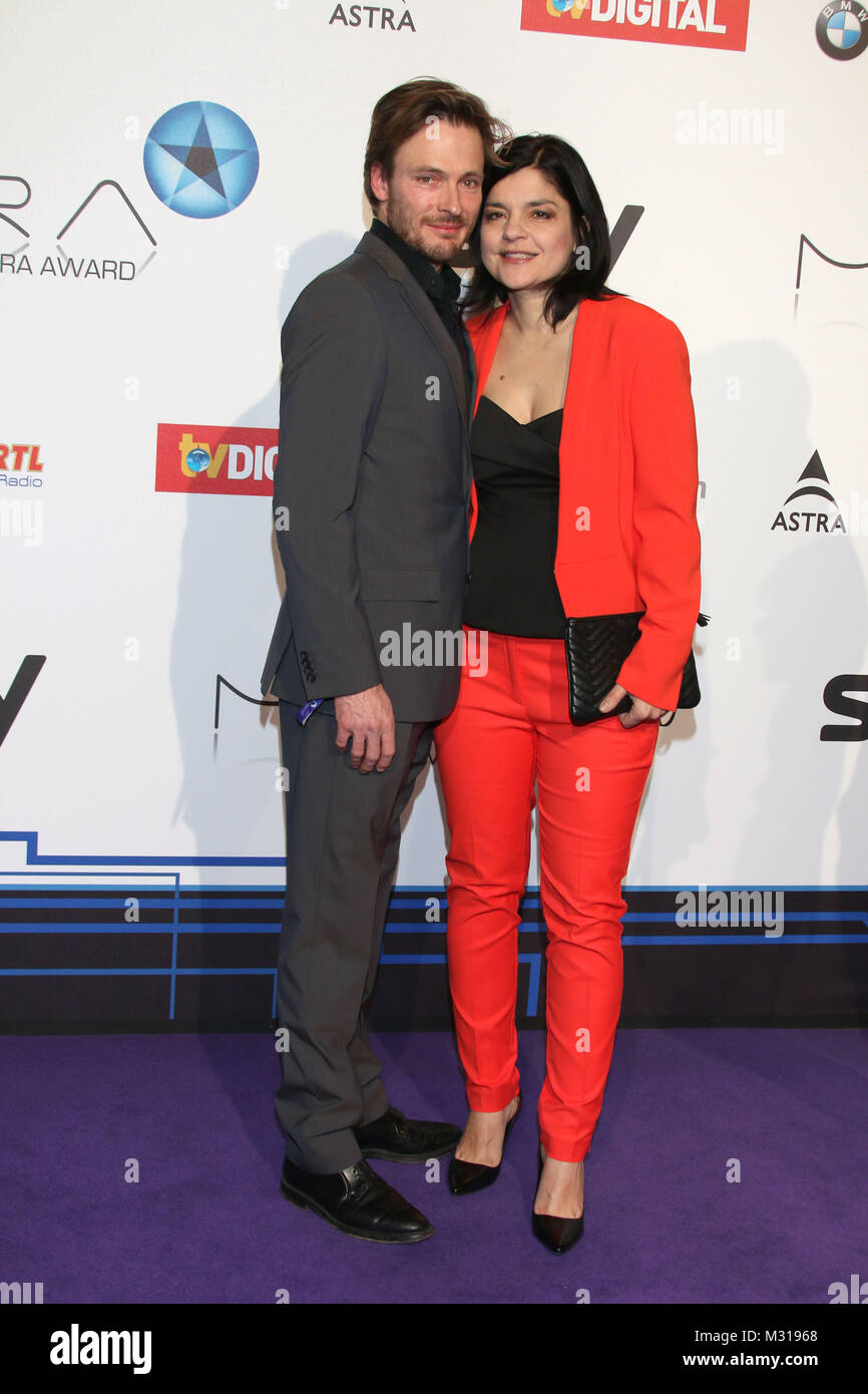 Andreas Pietschmann, Jasmin Tabatabai, Sky Mira Award 2014. Station Berlin, 23.01.2014 Stockfoto