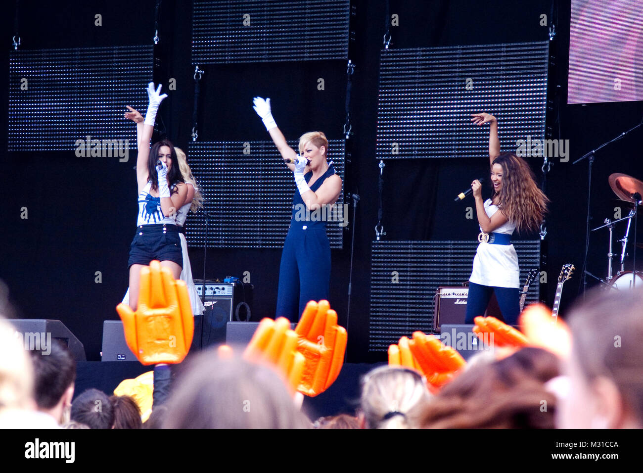 Queensberry beim Sterne für kostenlose Open Air von 104.6 RTL in der Berliner Wuhlheide Stockfoto