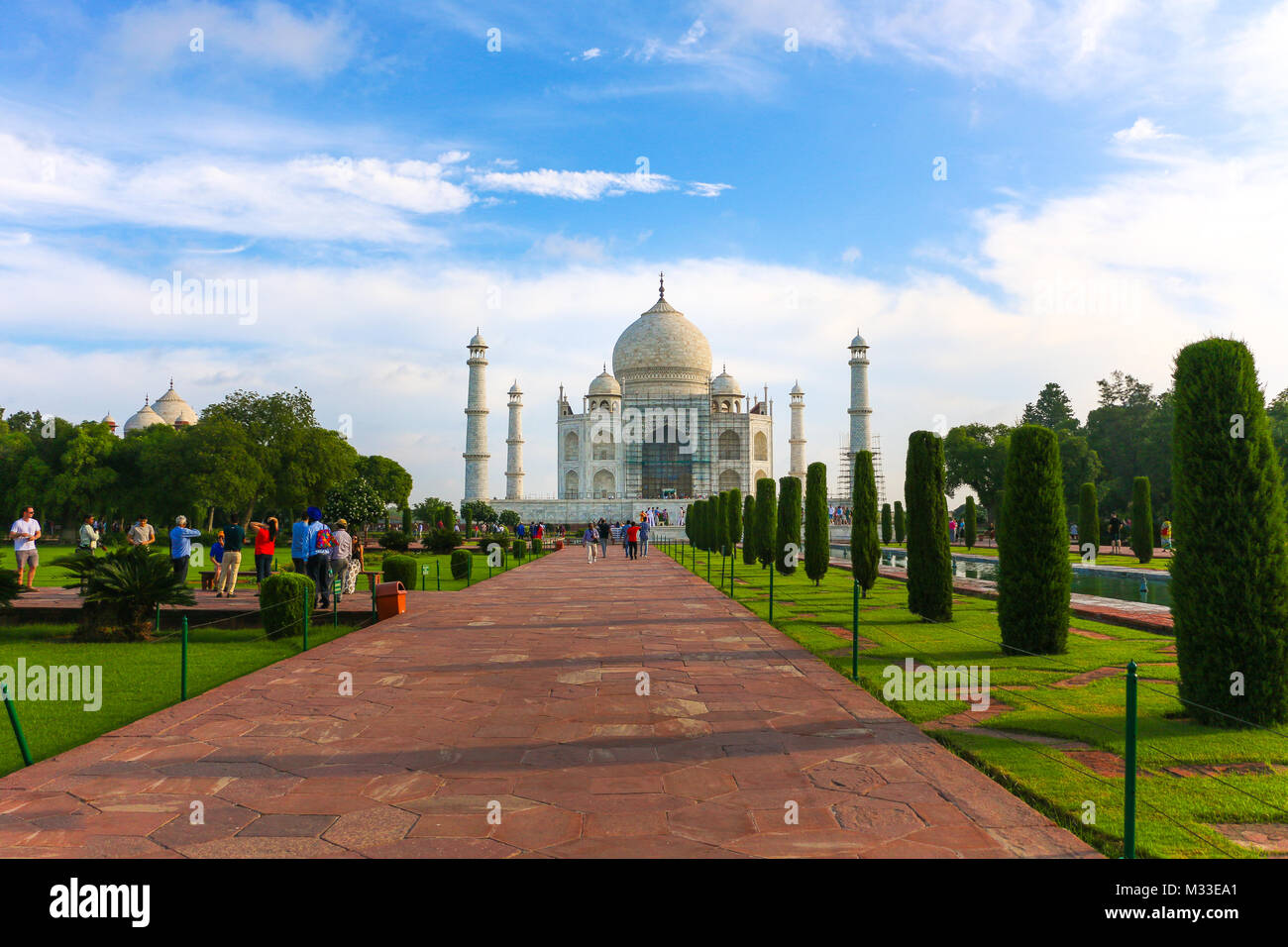 Taj Mahal Palace, Agra, Uttar Pradesh, Indien Stockfoto