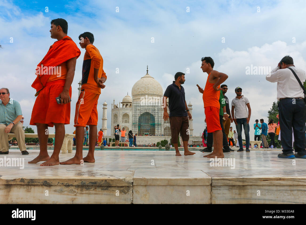 Taj Mahal Palace, Agra, Uttar Pradesh, Indien Stockfoto