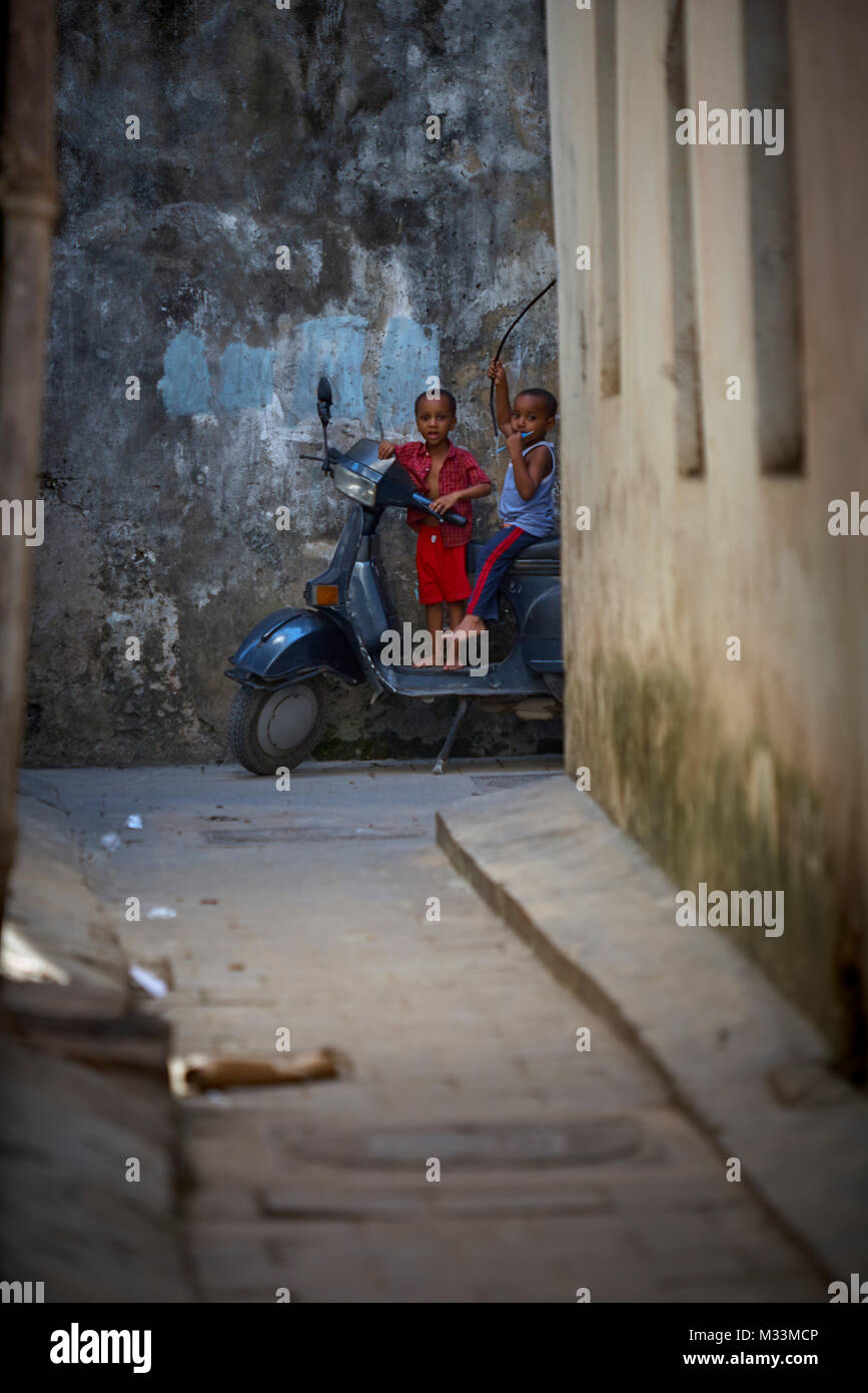 Bilder von Stonetown in Sansibar Stockfoto