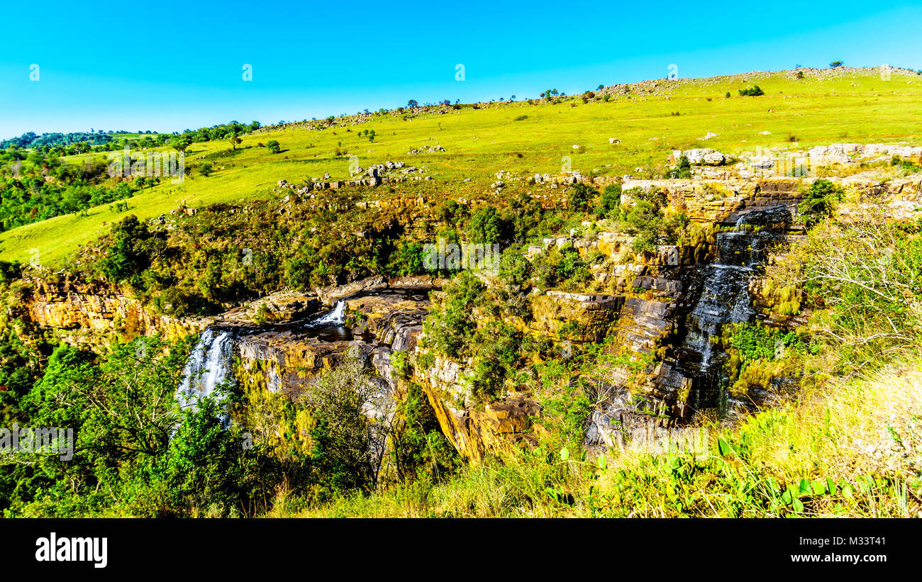 Lissabon Fälle in der Nähe von graskop an der Panorama Route in Mpumalanga Provinz im Norden von Südafrika Stockfoto