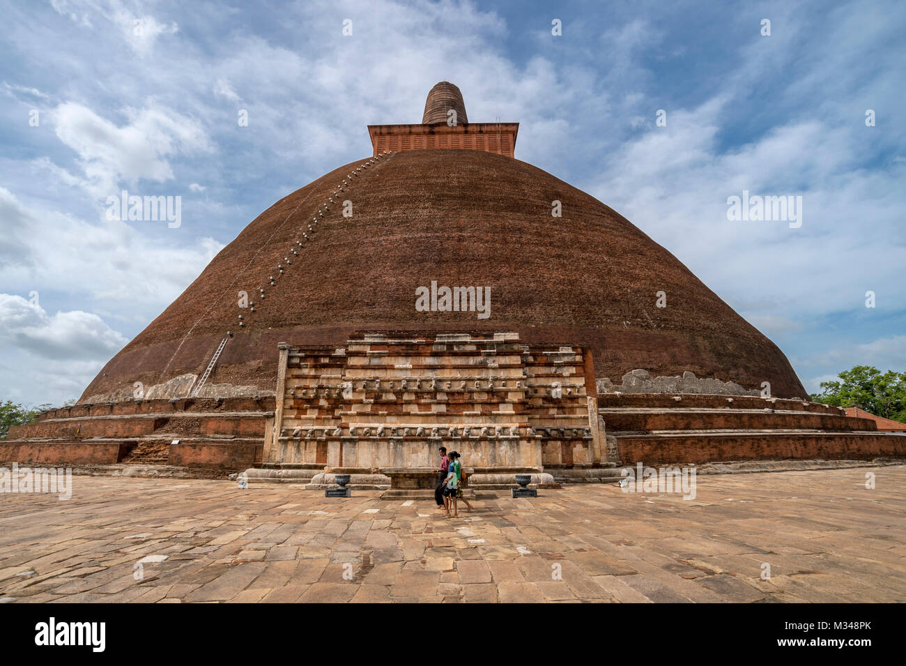 Anuradhapura, Sri Lanka. Jetavanarama Dagoba Stockfoto