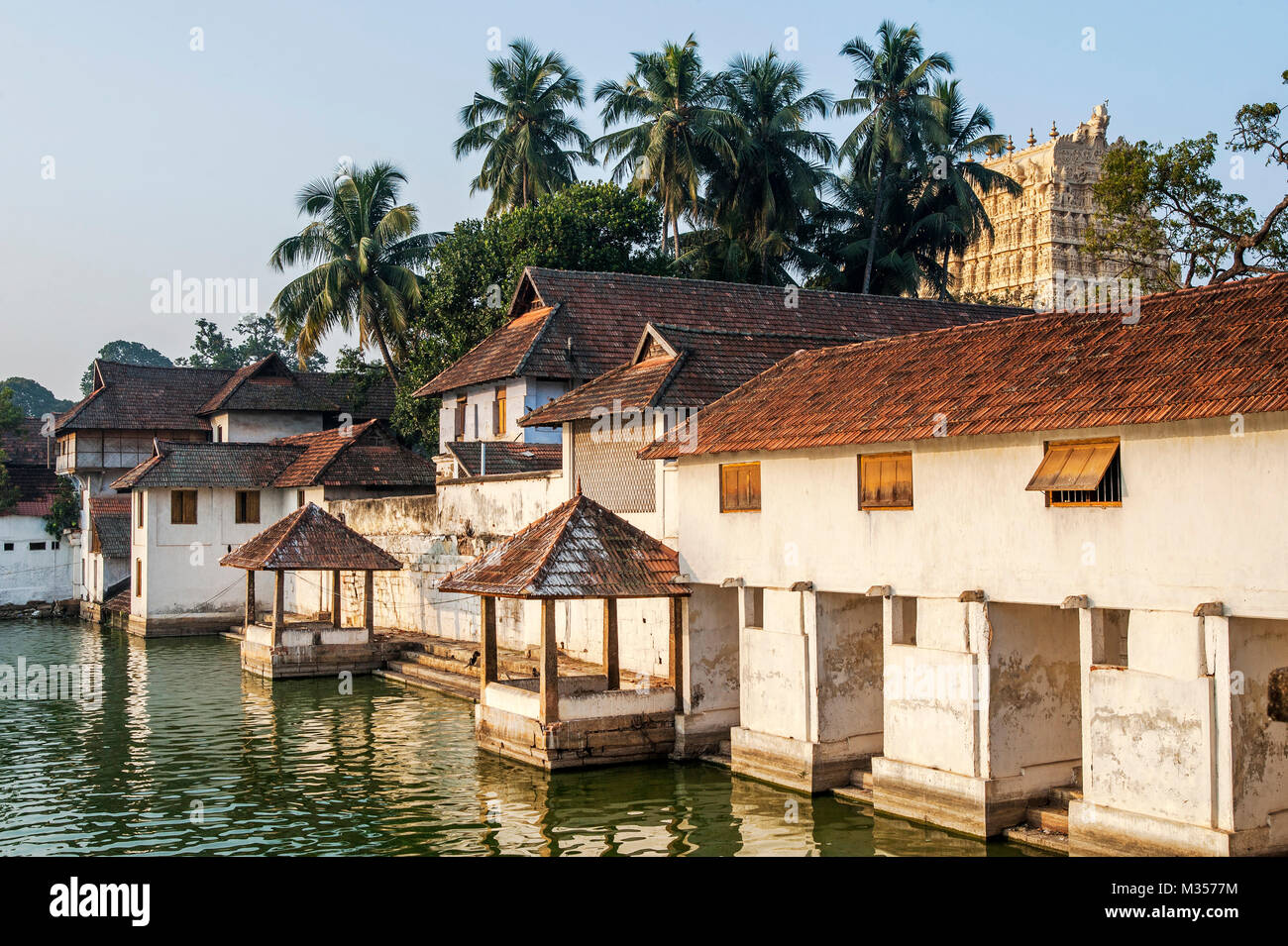 Padmanabhaswamy Temple, Thiruvananthapuram, Kerala, Indien, Asien Stockfoto