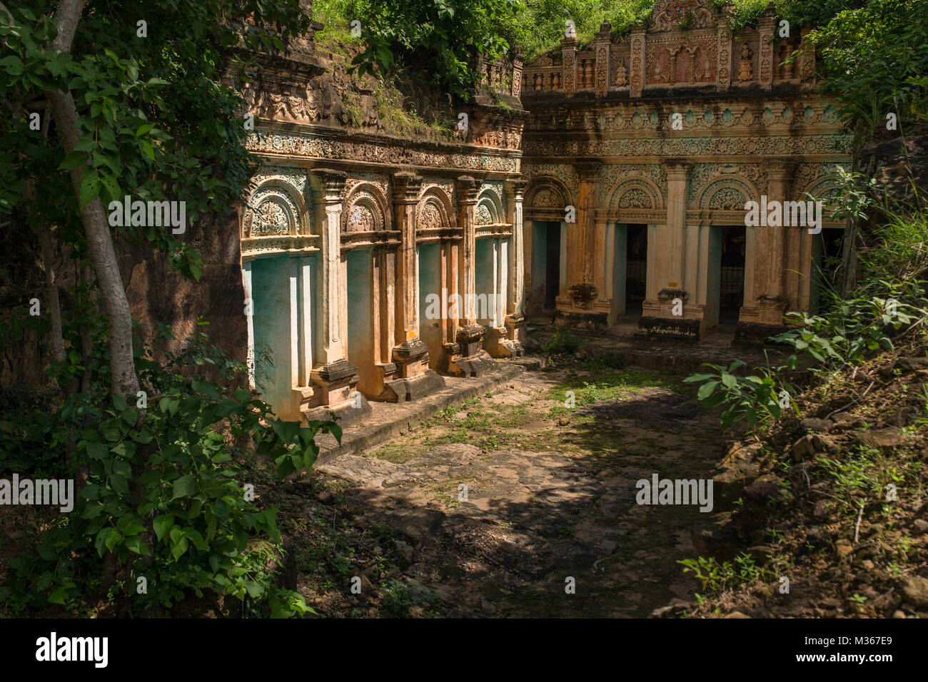 Pho Win Taung buddhistischen Höhlen in Monywa, Mandalay Stockfoto