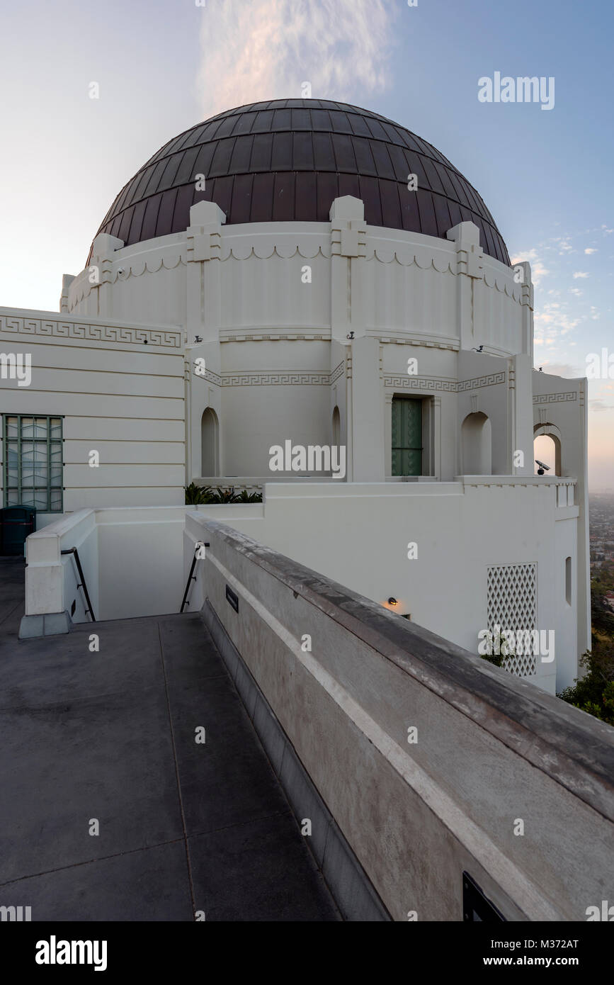 Griffith Observatorium im frühen Morgenlicht, Los Angeles, Kalifornien Stockfoto