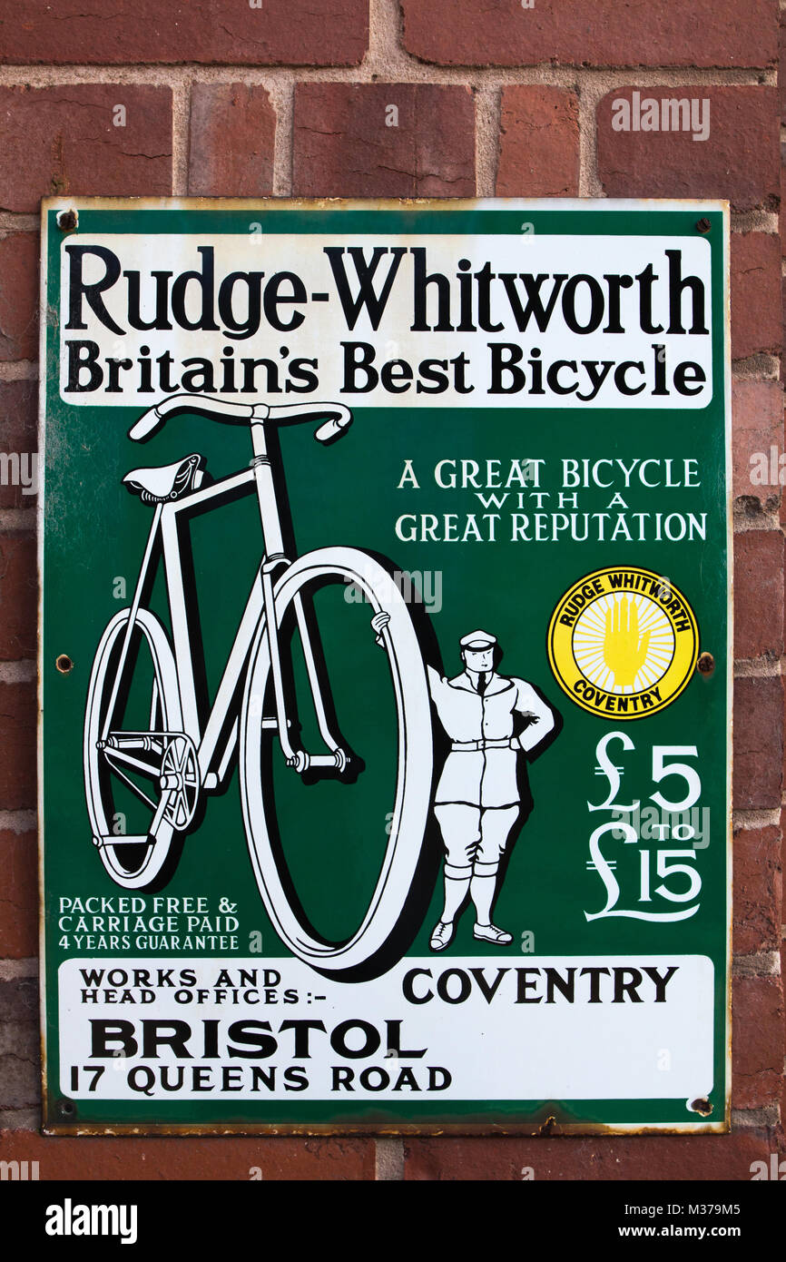 Rudge Whitworth: Britains beste Fahrrad Stockfoto