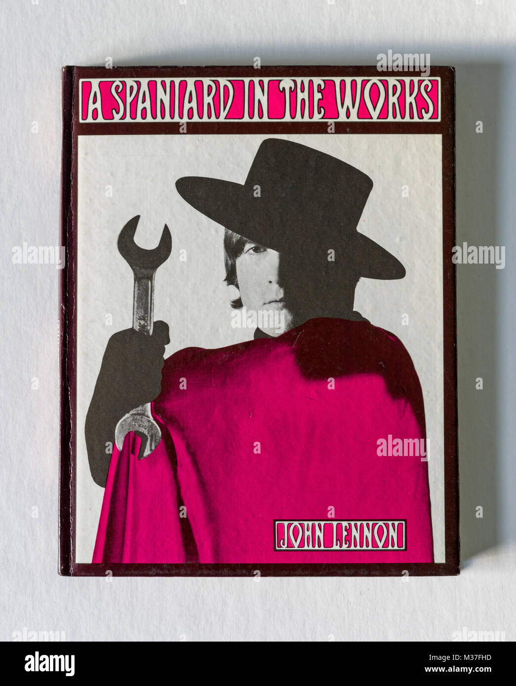 Ein Spanier in den Werken, ein Buch von Beatle John Lennon, 1965 veröffentlicht, bestehend aus skurrilen Geschichten und Zeichnungen. Stockfoto