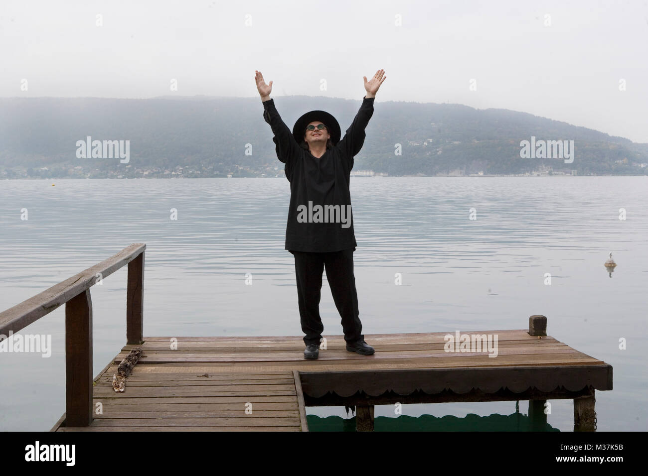 Marc Veyrat an der See von Annecy Stockfoto