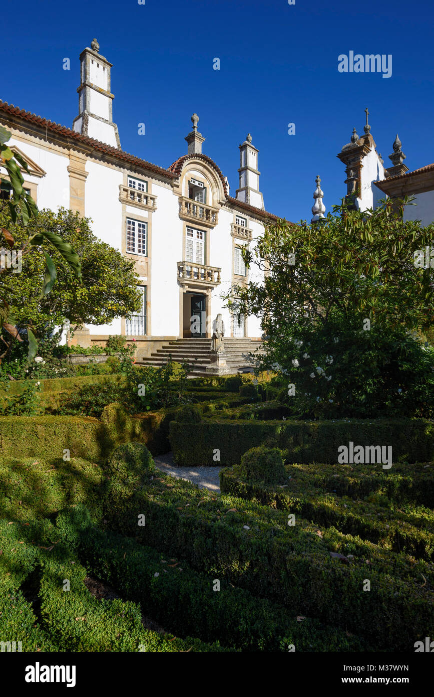 Casa de Mateus Palast, Vila Real, Portugal, Europa Stockfoto