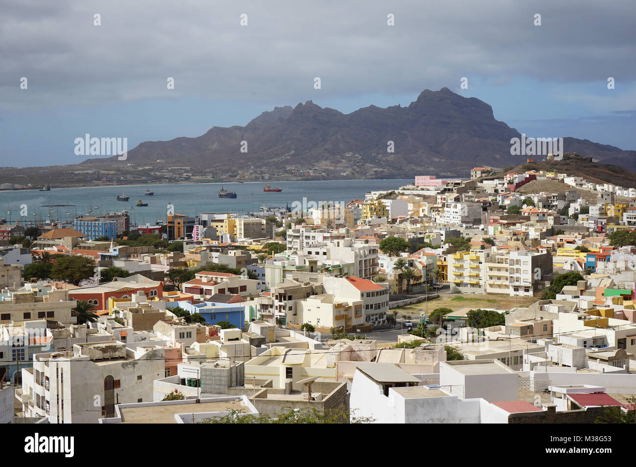 Mindelo, Kap Verde Stockfoto