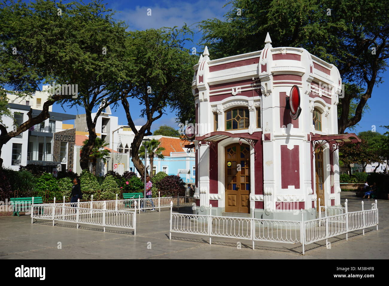 Pavillion Praça Nova, Mindelo, Kap Verde Stockfoto