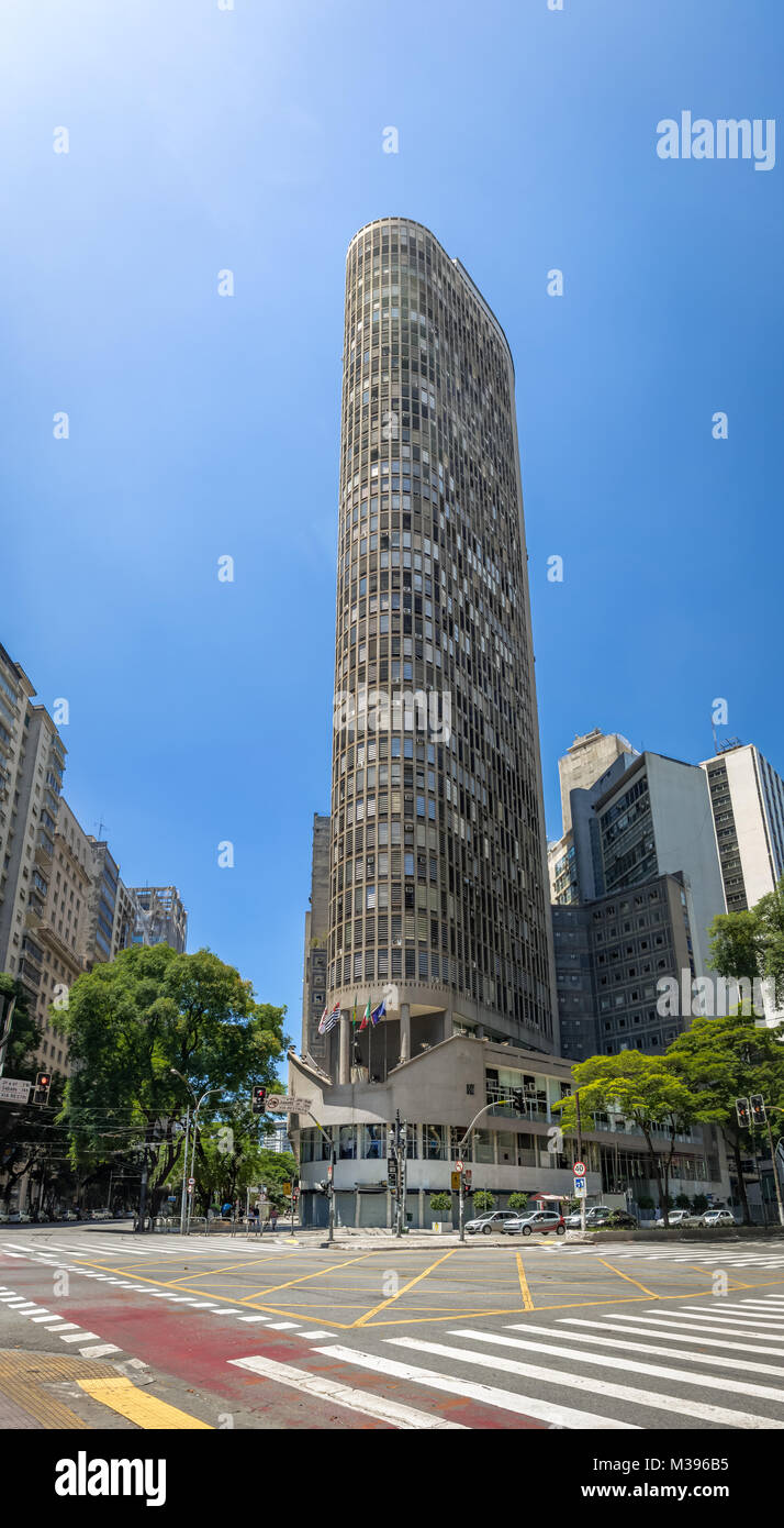 Edificio Italia (Italien) in der Innenstadt von Sao Paulo - Sao Paulo, Brasilien Stockfoto
