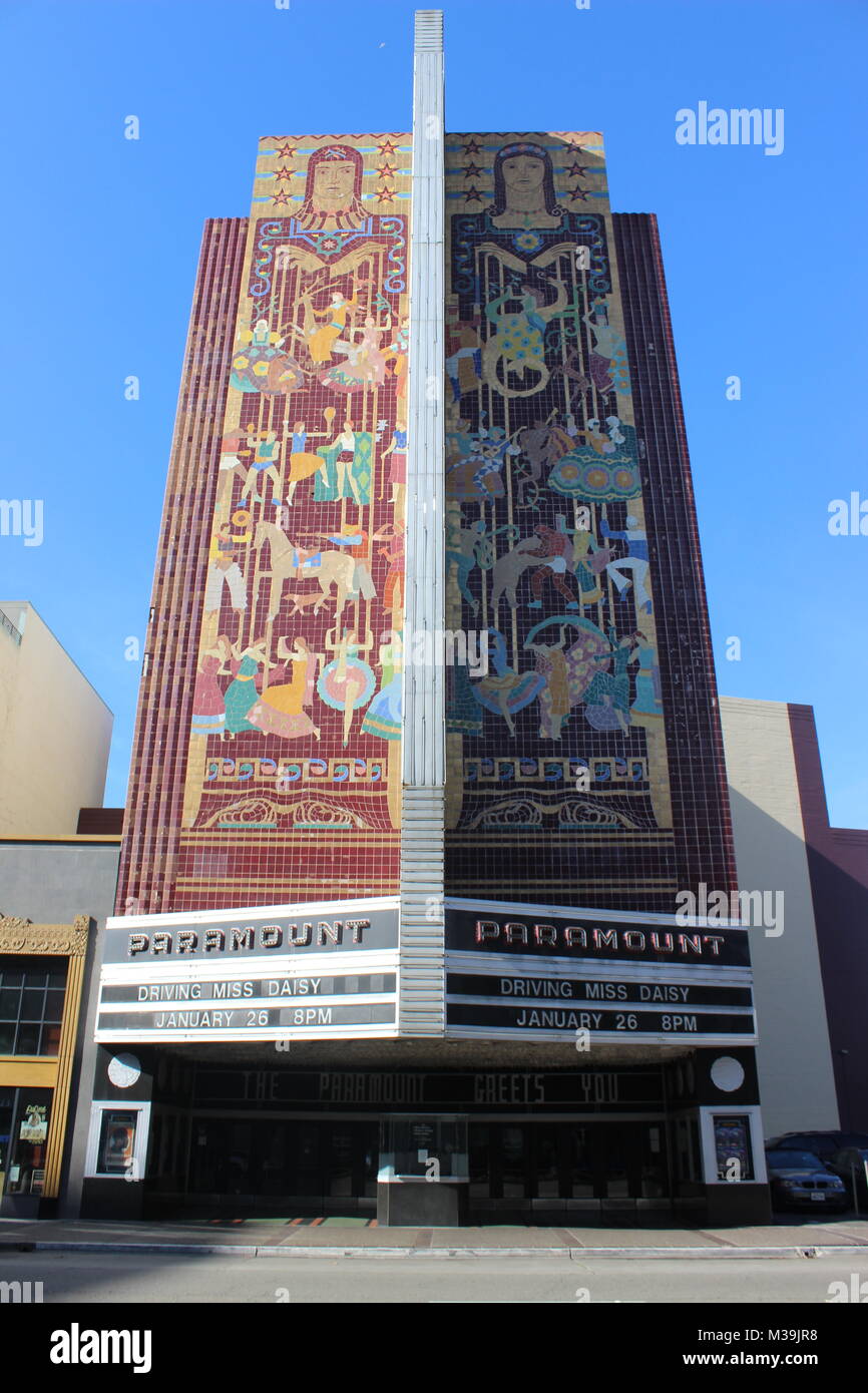 Paramount Theater erbaut 1930, Oakland, Kalifornien Stockfoto