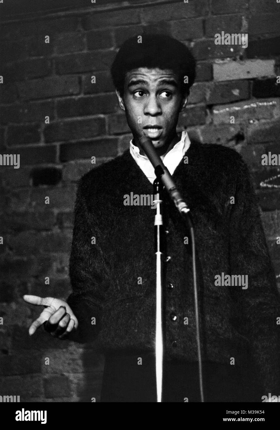 Richard Pryor Durchführen am Cafe Wha? In Greenwich Village, NEW YORK CITY. 1964. Credit: RTDemetropoulous/MediaPunch Stockfoto