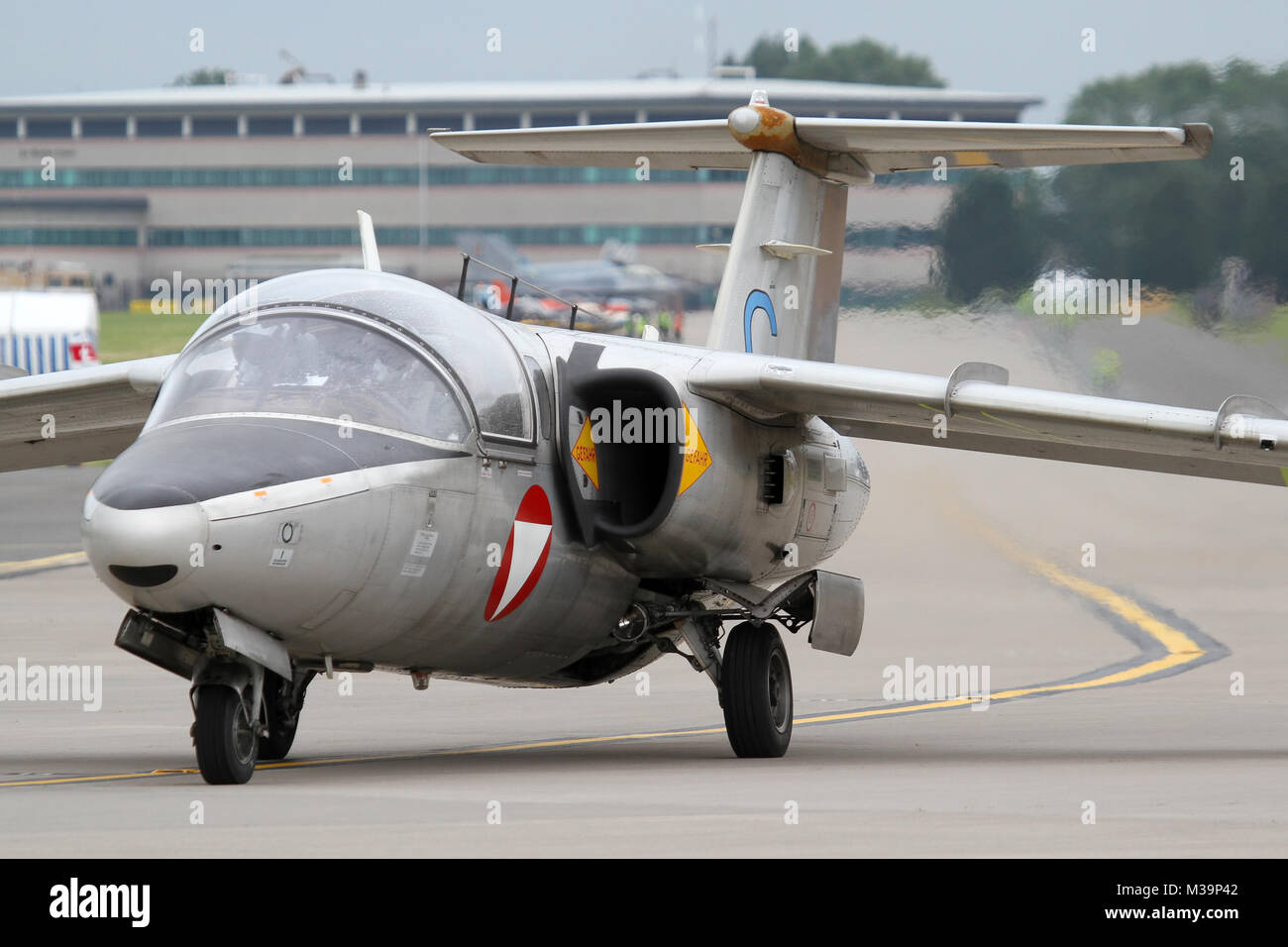 Der österreichischen Luftstreitkräfte SAAB 105 ÖE Stockfoto