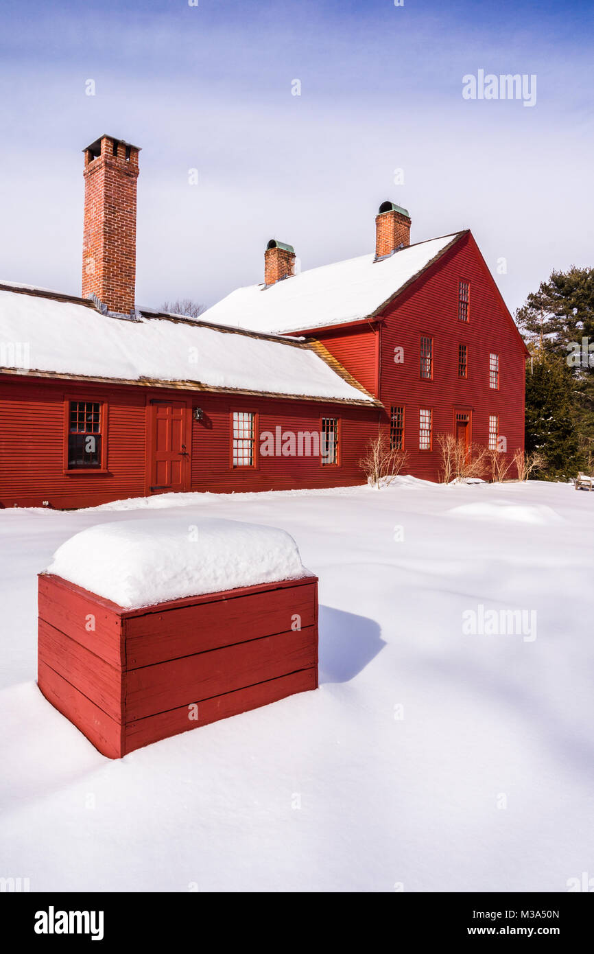 Nathan Hale Homestead Coventry, Connecticut, USA Stockfoto