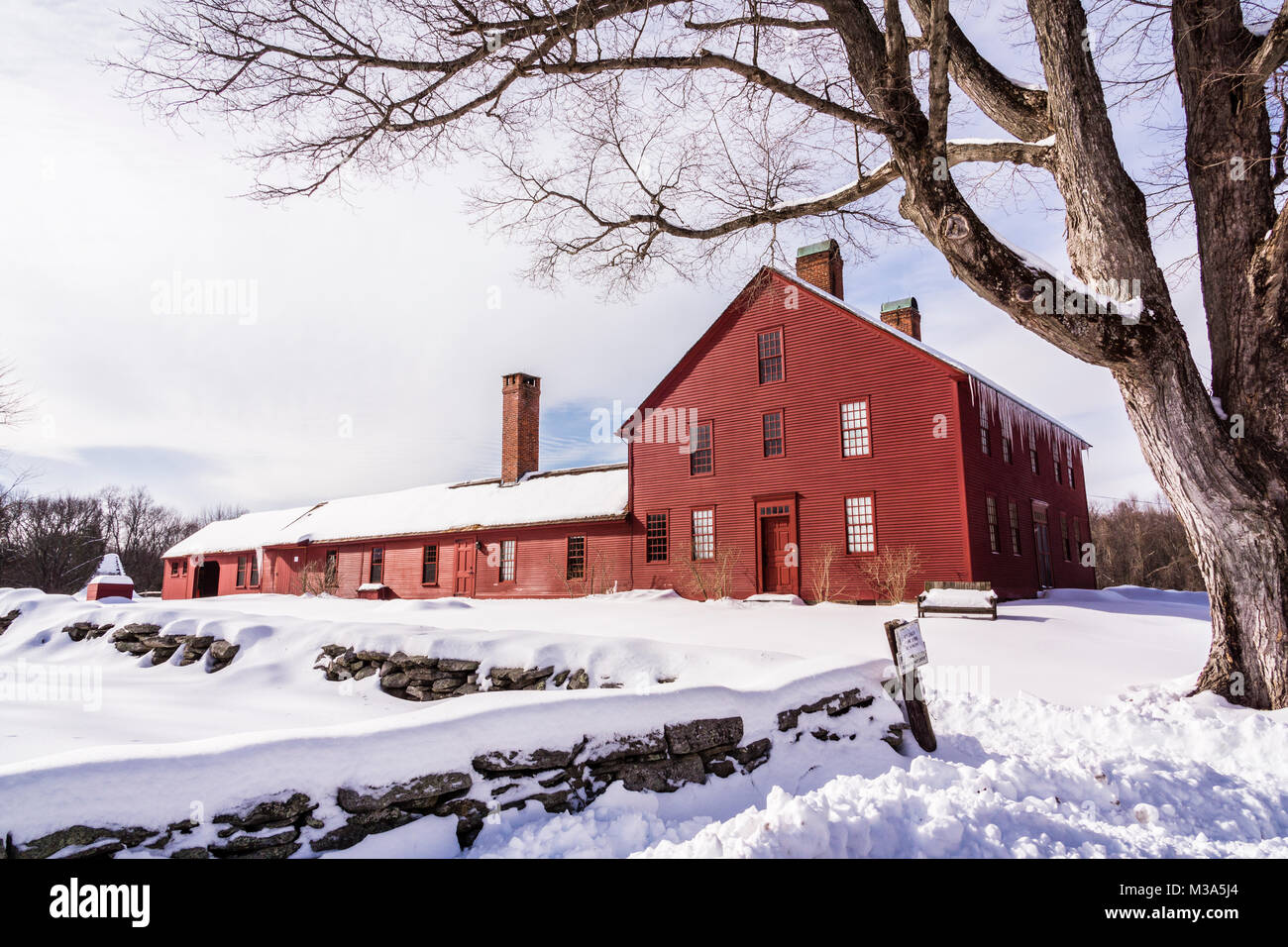 Nathan Hale Homestead Coventry, Connecticut, USA Stockfoto