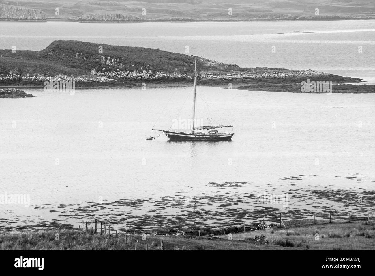 Alten Segelboot Stockfoto