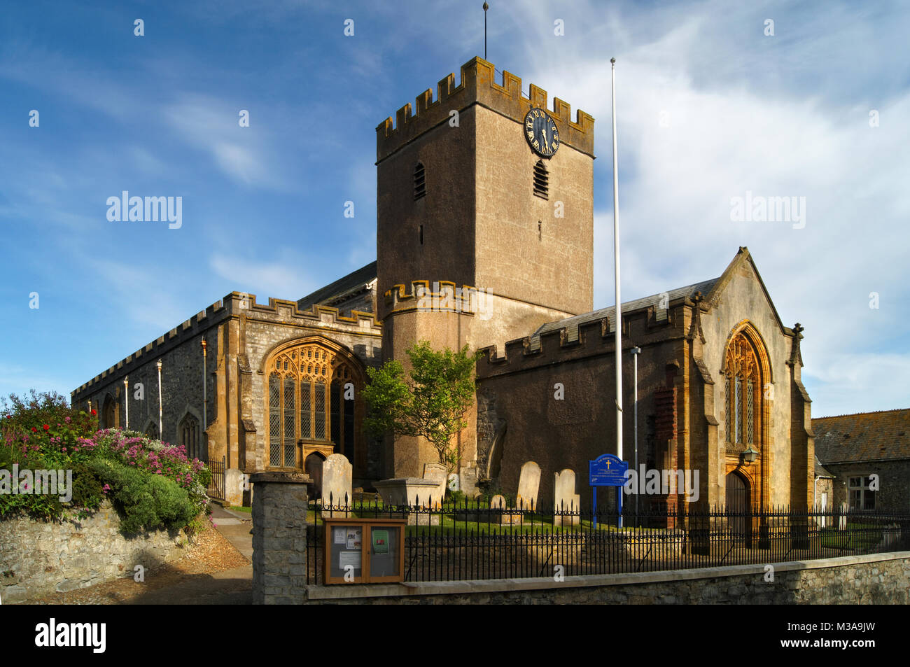 UK, Dorset, Lyme Regis, St Michael's Church Stockfoto