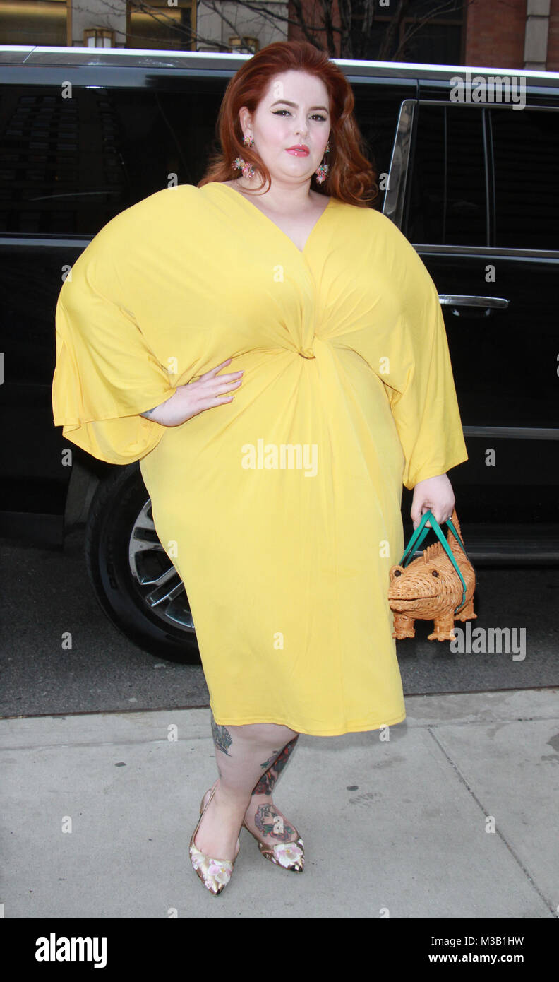 New York, NY, USA. 9 Feb, 2018. Tess Urlaub in Kate Spade - Präsentation - Februar 2018 - New York Fashion Week: Die Shows am Masonic Hall New YorkCity am 09 Februar, 2018. Credit: Rw/Medien Punch/Alamy leben Nachrichten Stockfoto