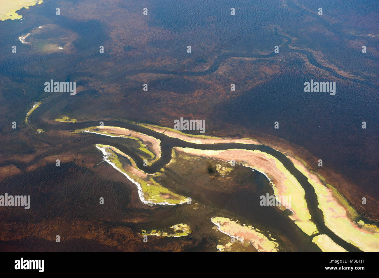 Wasserstraßen, Kotzebue Sound Stockfoto