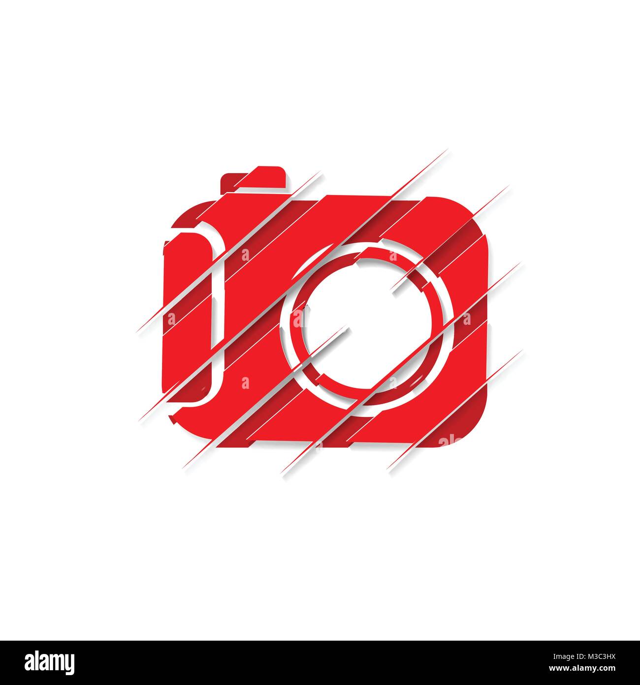 Red-kamera Vector Illustration. Stock Vektor