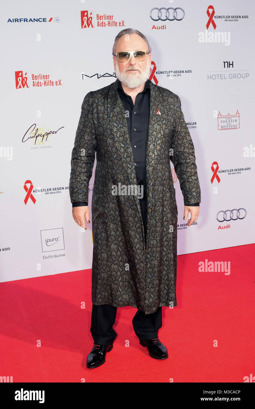 Friedrich Liechtenstein auf dem roten Teppich bei der Künstler gegen Aids - die Gala 2014 - im Berliner Theater des Westens sterben. Stockfoto