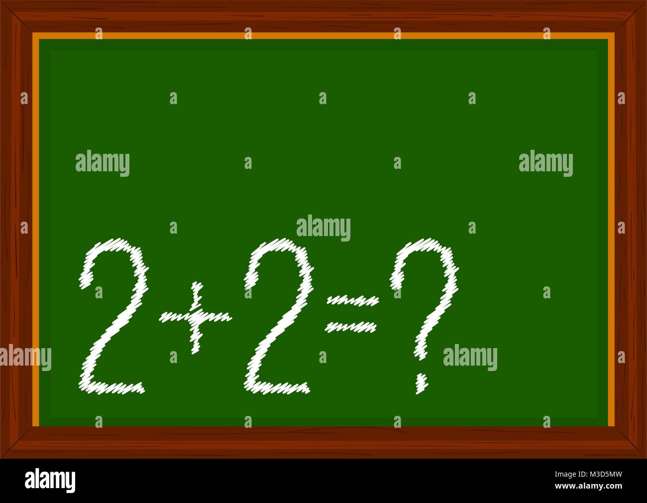 Symbol cartoon Poster school Hochschule Universität Kreidetafel. Stock Vektor