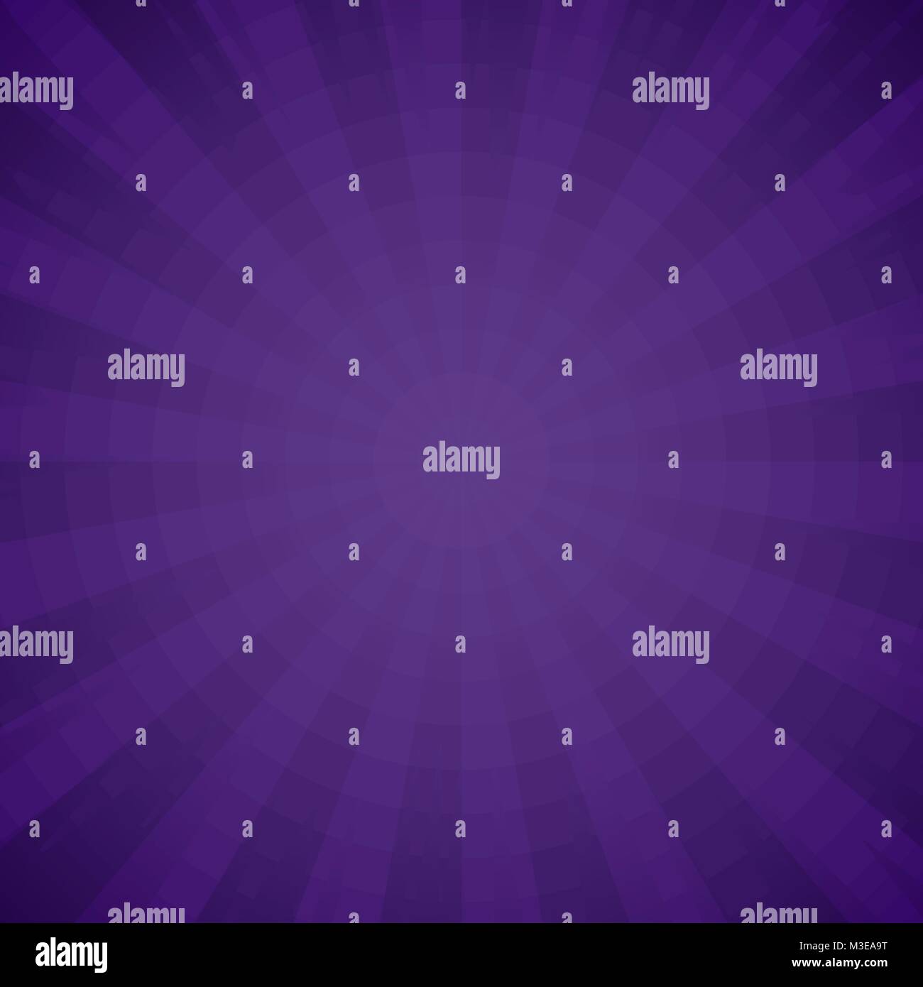 Lila grunge Hintergrund Textur. Sunburst, Lichtstrahlen Wirkung. Explosion und Strahlen violette Balken. Vector Illustration Stock Vektor