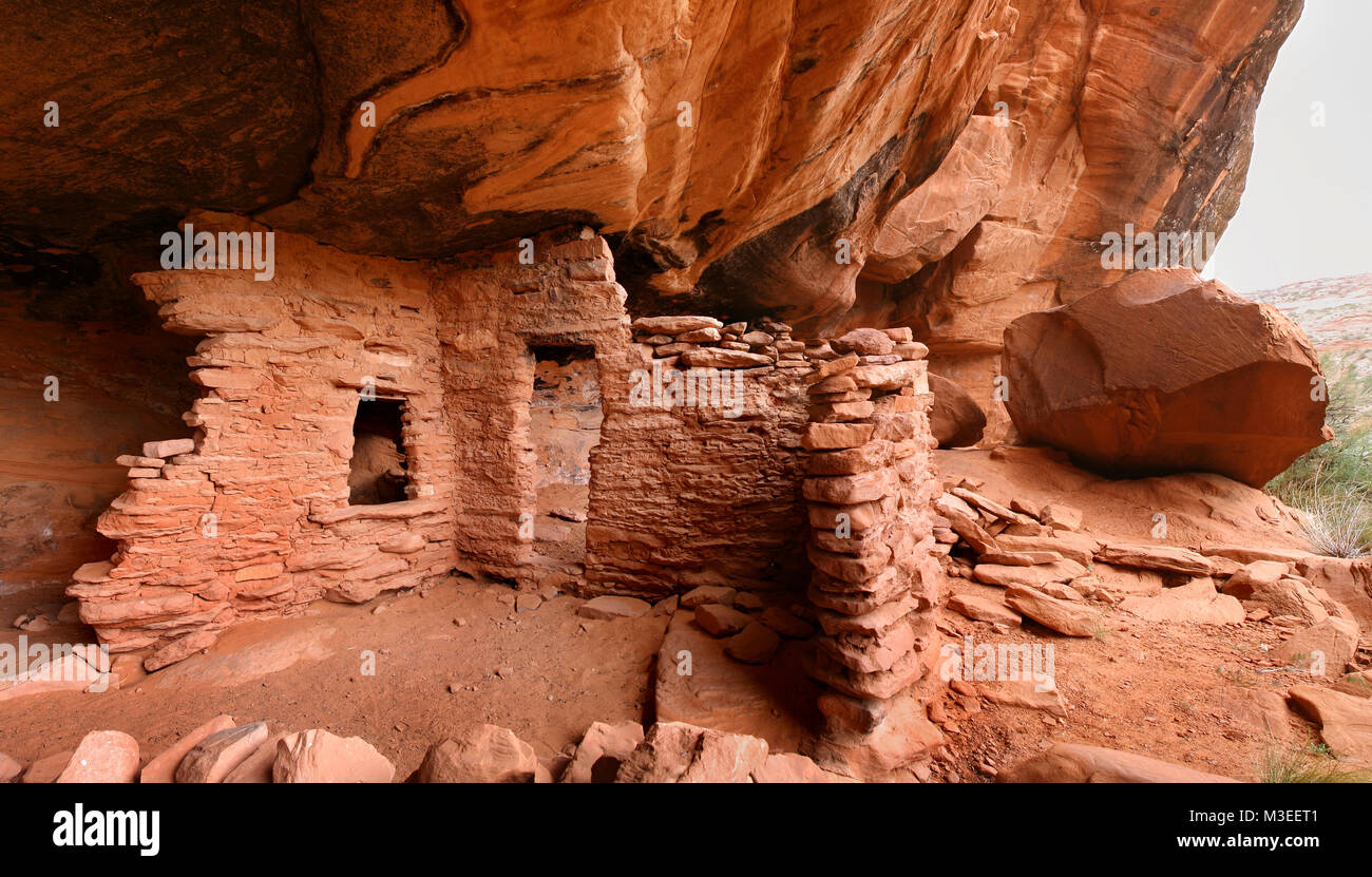 Castle Creek indianischen Ruinen im südlichen Utah Stockfoto