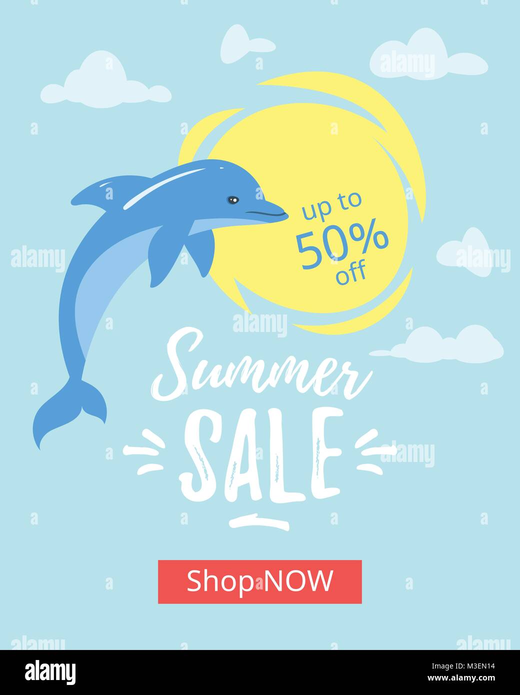 Summer Sale banner Stock Vektor