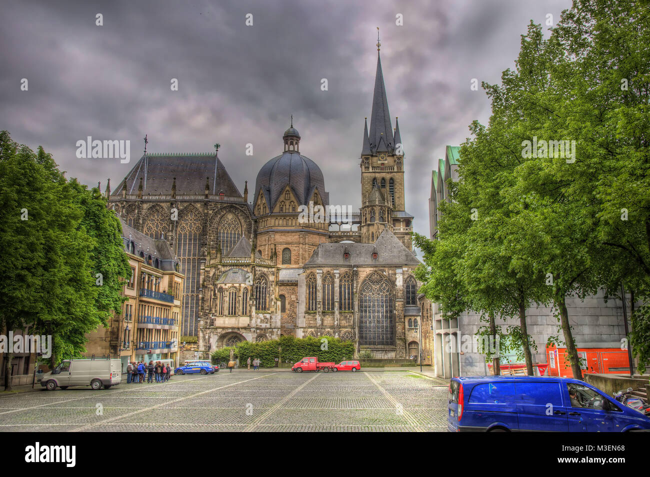 Aachener Dom Deutschland im Jahr 2015 übernommen Stockfoto