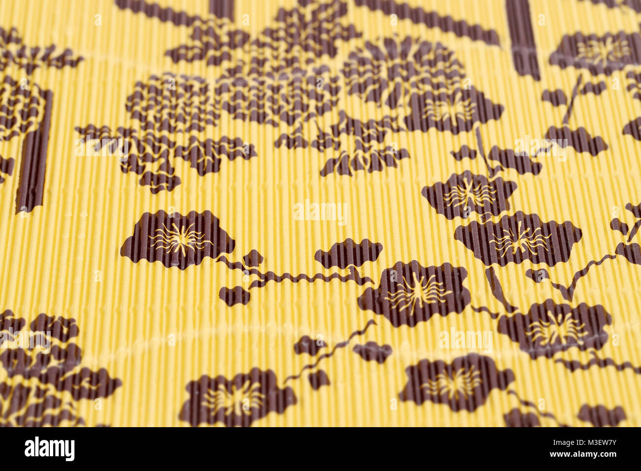 Japanische Blume pattren Wellpappe Hintergrund Stockfoto