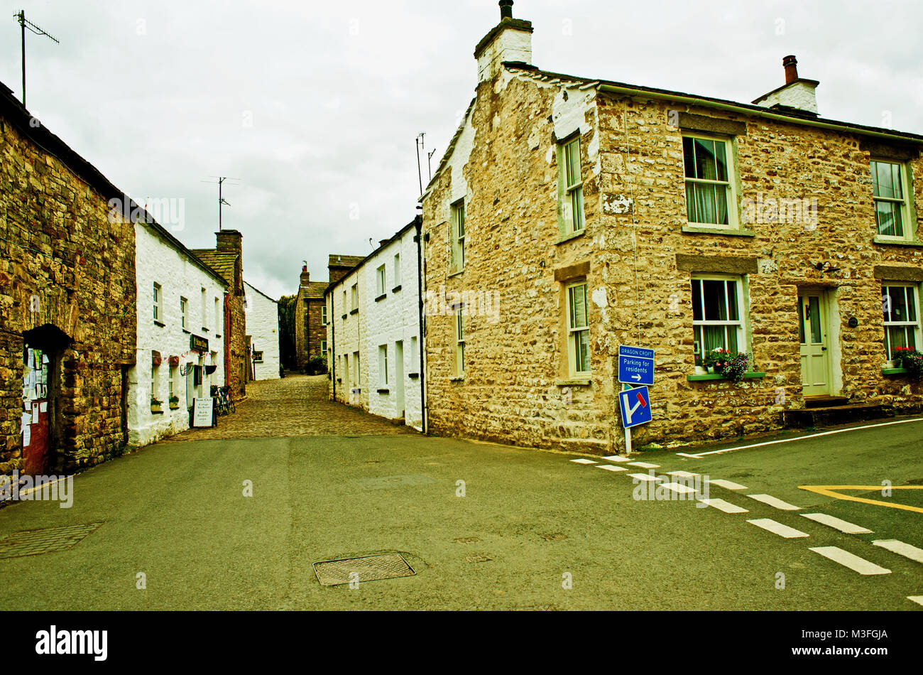 Dent Dorf Cumbria Stockfoto