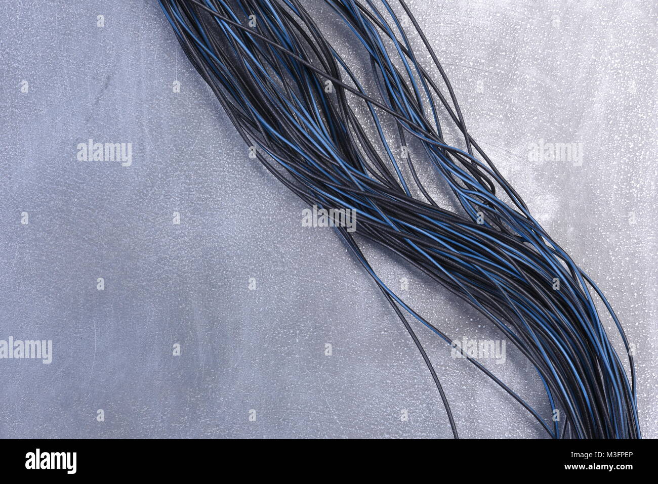 Elektrische computer Kabel und Draht Stockfoto